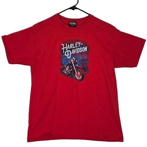 Youth's Harley-Davidson Red Graphic T-Shirt